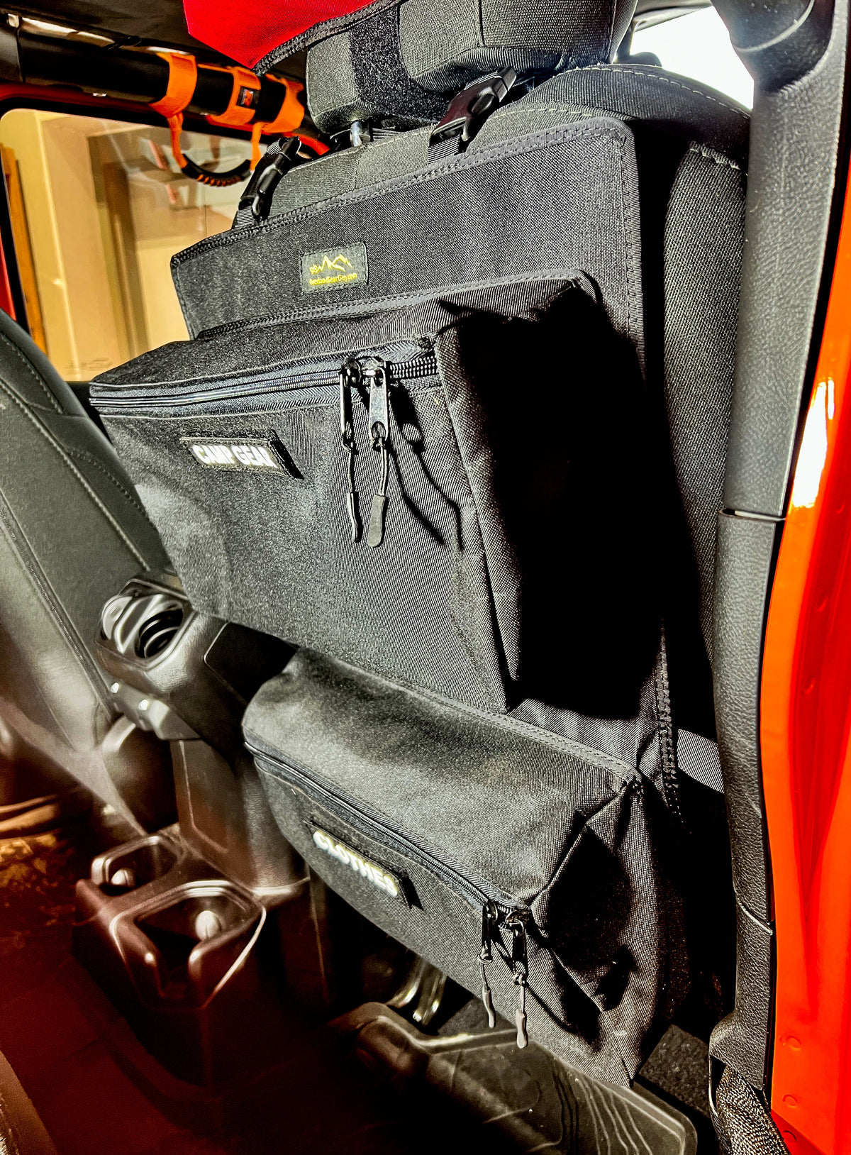 Overlander 2 Seat Organizer-duckduckjeep-offroad-wrangler-gladiator-3d-jeep duck-custom duck-Jeep-The Quacktory-Fun Jeep Ducks-Ducks4Jeep