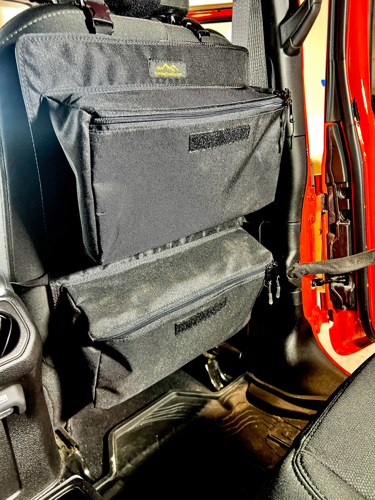 Overlander 2 Seat Organizer-duckduckjeep-offroad-wrangler-gladiator-3d-jeep duck-custom duck-Jeep-The Quacktory-Fun Jeep Ducks-Ducks4Jeep