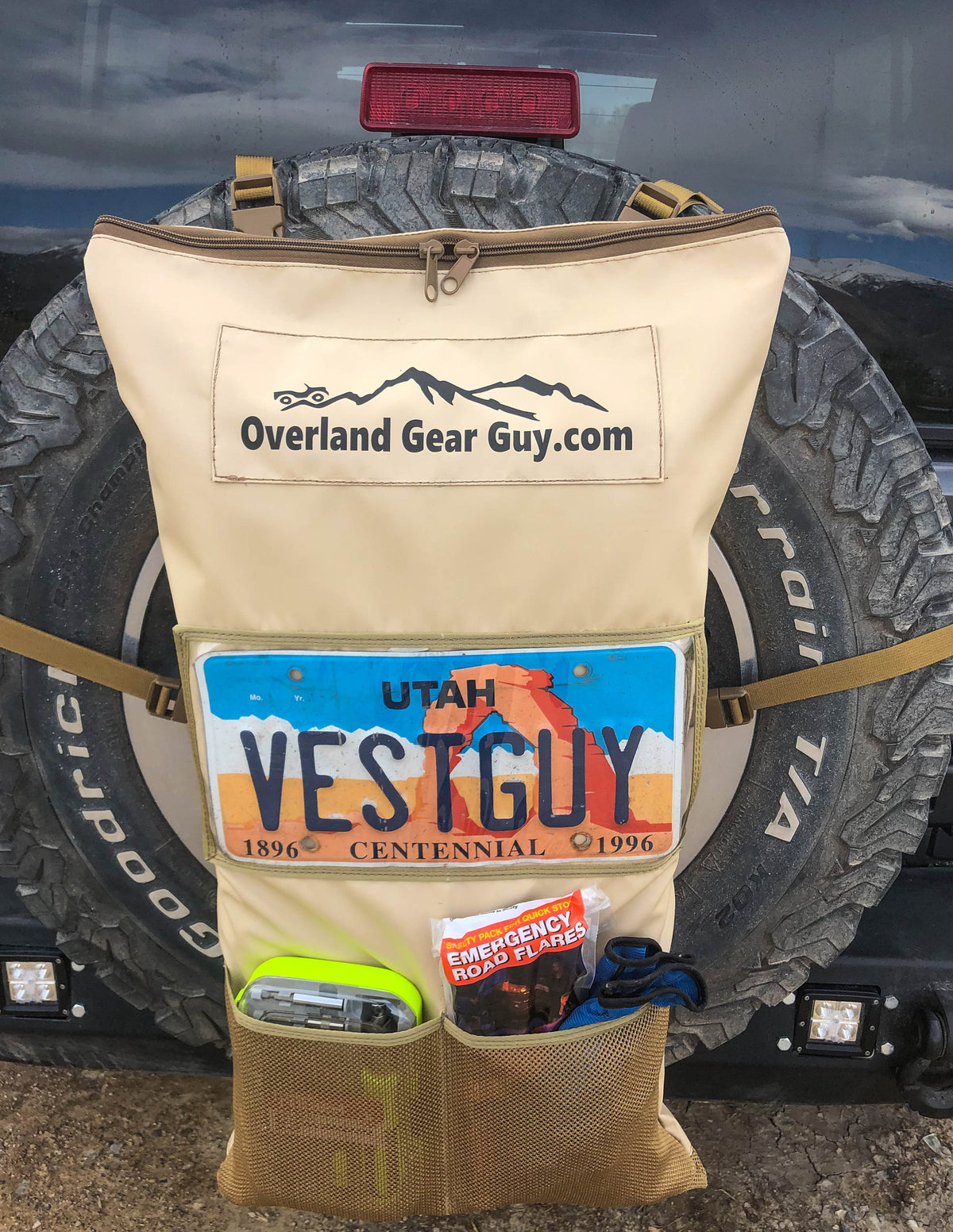 Pack It Out Bag II - With Lic Plate Holder-duckduckjeep-offroad-wrangler-gladiator-3d-jeep duck-custom duck-Jeep-The Quacktory-Fun Jeep Ducks-Ducks4Jeep