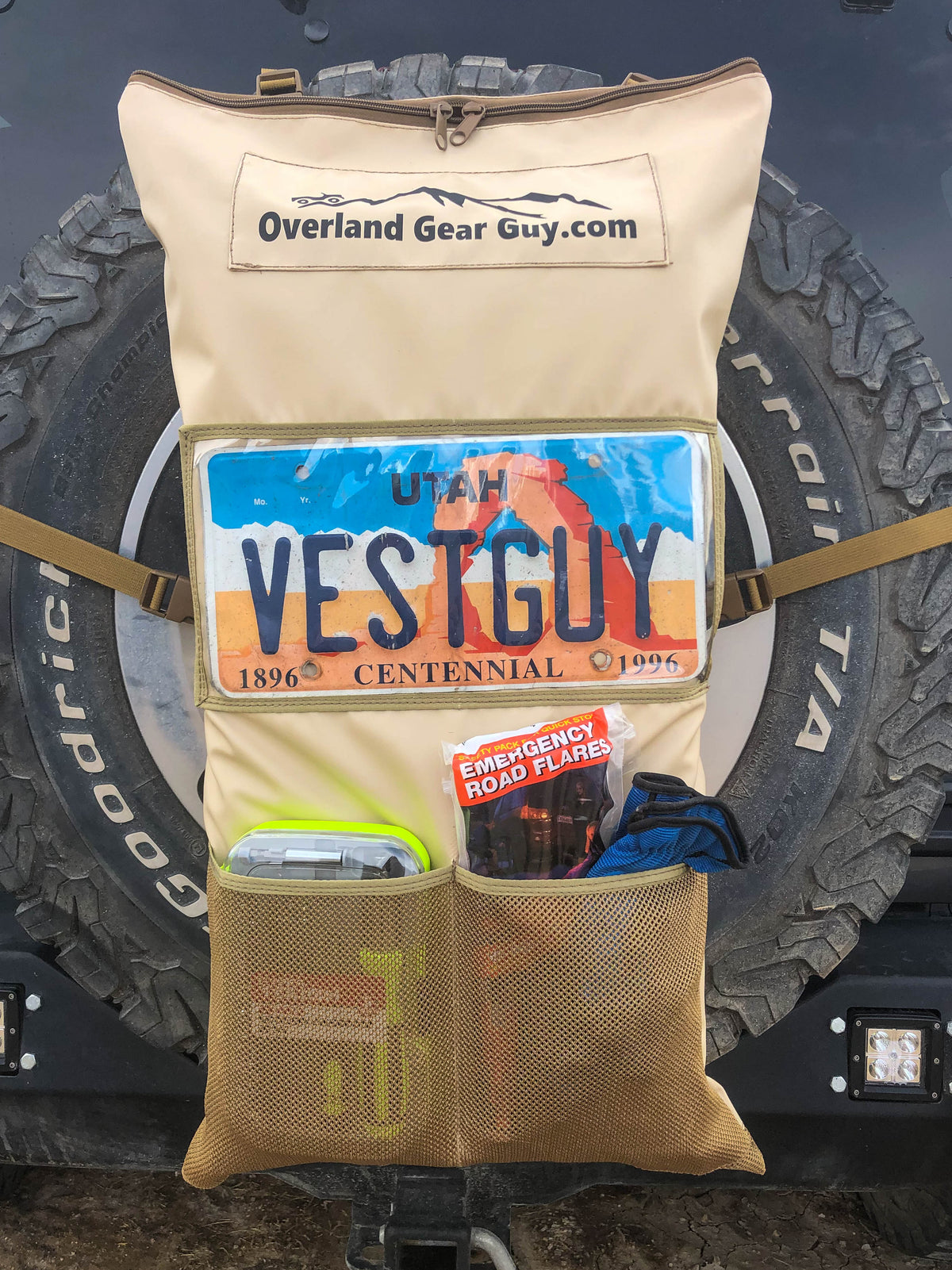 Pack It Out Bag II - With Lic Plate Holder-duckduckjeep-offroad-wrangler-gladiator-3d-jeep duck-custom duck-Jeep-The Quacktory-Fun Jeep Ducks-Ducks4Jeep