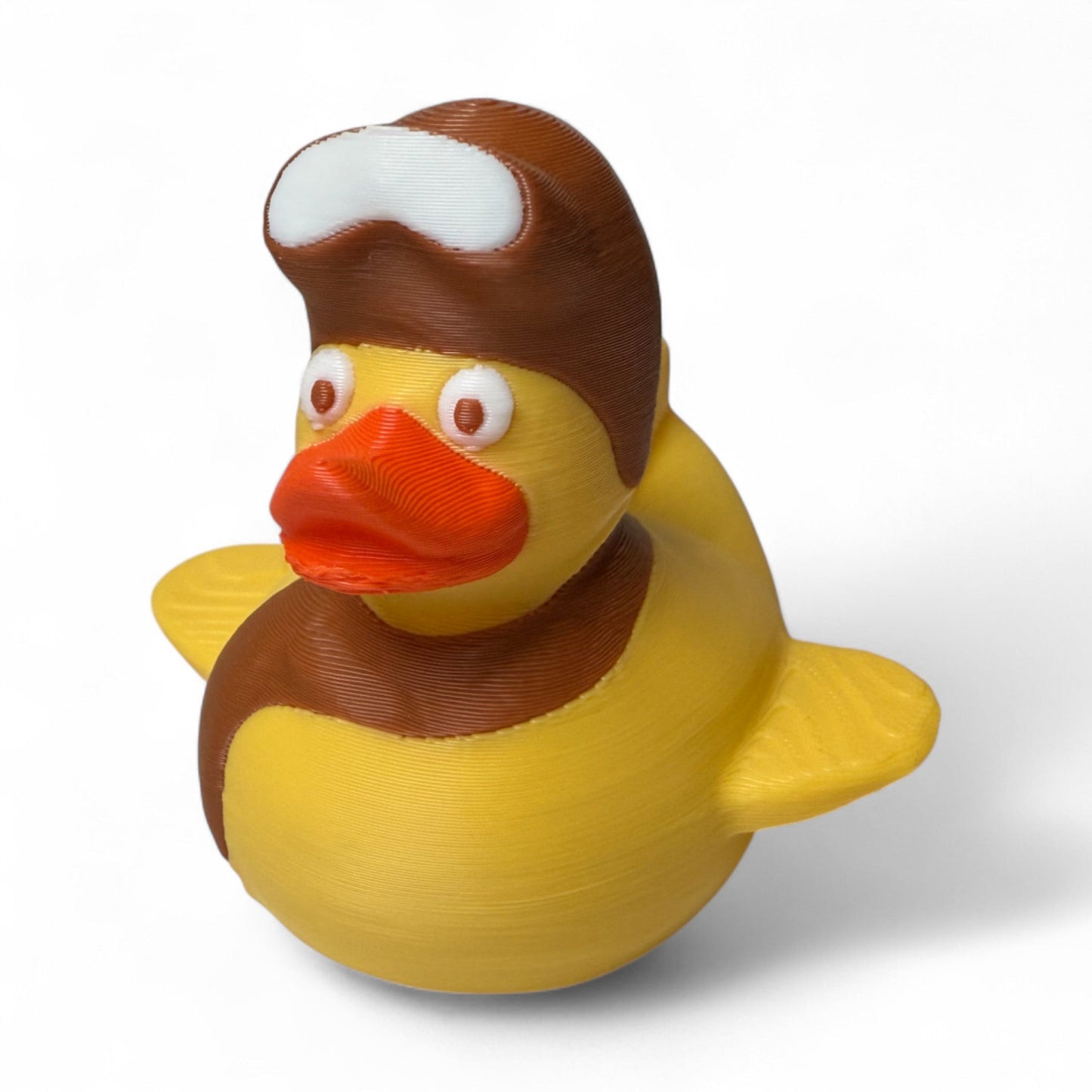 Pilot Duck – 3D-Printed Aviator Duck with Flight Goggles & Sky-High Swagger