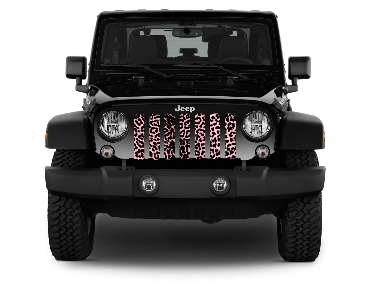Pink Cheetah Print Grille Insert