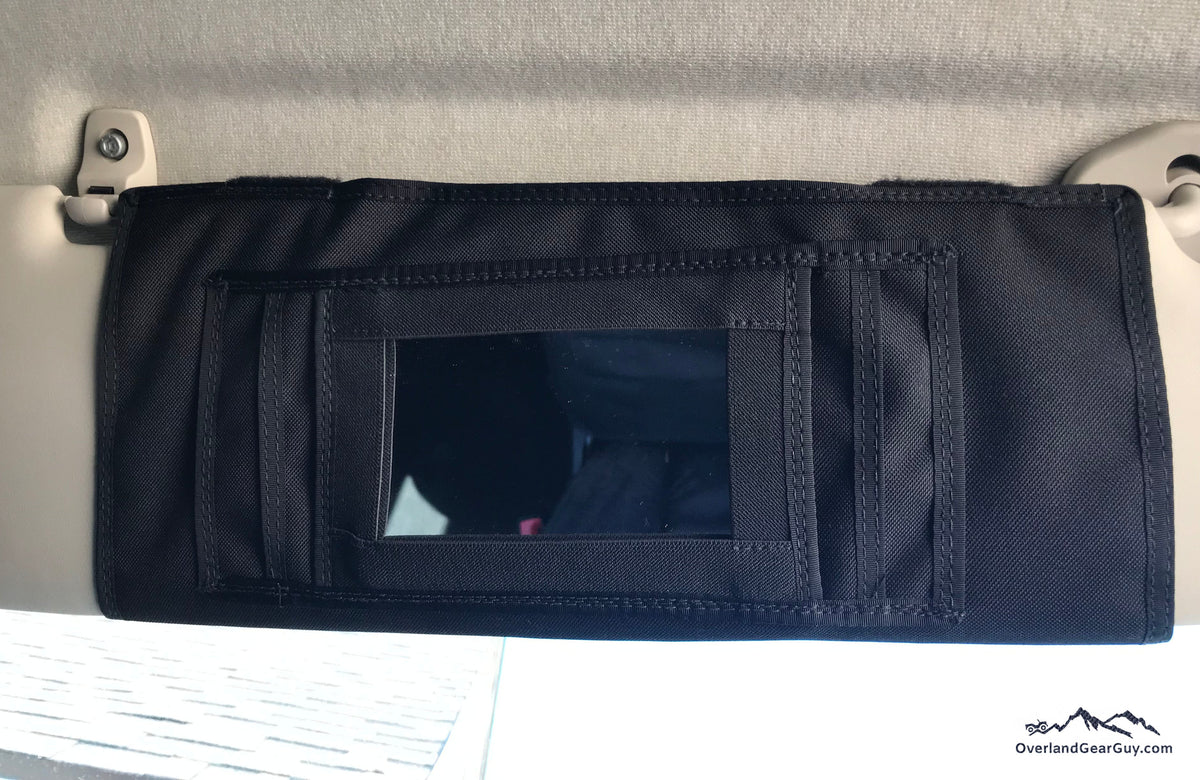 ProMaster Van Sun Visor Organizer with Mirror-duckduckjeep-offroad-wrangler-gladiator-3d-jeep duck-custom duck-Jeep-The Quacktory-Fun Jeep Ducks-Ducks4Jeep