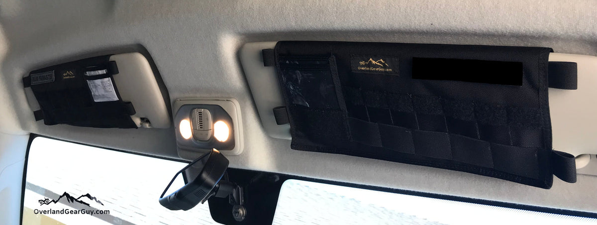 ProMaster Van Sun Visor Organizer (without mirror)-duckduckjeep-offroad-wrangler-gladiator-3d-jeep duck-custom duck-Jeep-The Quacktory-Fun Jeep Ducks-Ducks4Jeep
