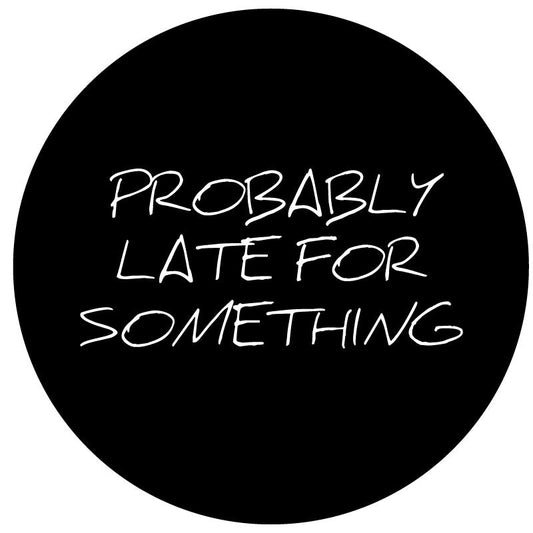 Probably Late For Something - Spare Tire Cover for Jeep, RV, Camper, Bronco, & More-duckduckjeep-offroad-wrangler-gladiator-3d-jeep duck-custom duck-Jeep-The Quacktory-Fun Jeep Ducks-Ducks4Jeep