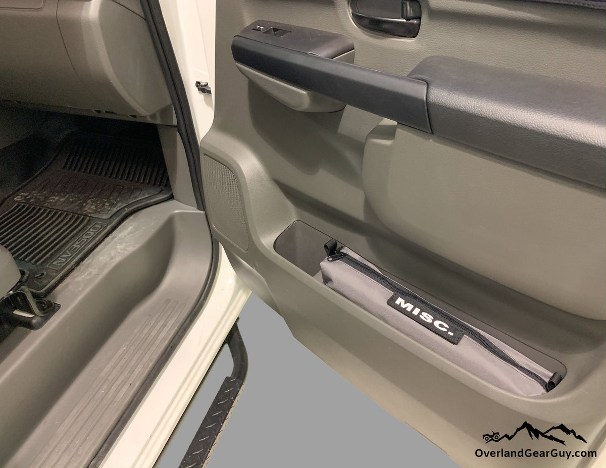 Promaster Door Storage Cubby Pouches - set-duckduckjeep-offroad-wrangler-gladiator-3d-jeep duck-custom duck-Jeep-The Quacktory-Fun Jeep Ducks-Ducks4Jeep