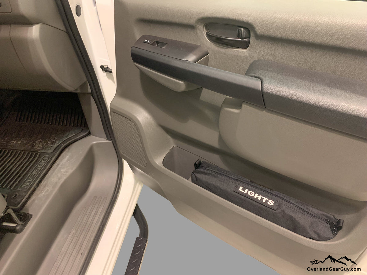 Promaster Door Storage Cubby Pouches - set-duckduckjeep-offroad-wrangler-gladiator-3d-jeep duck-custom duck-Jeep-The Quacktory-Fun Jeep Ducks-Ducks4Jeep