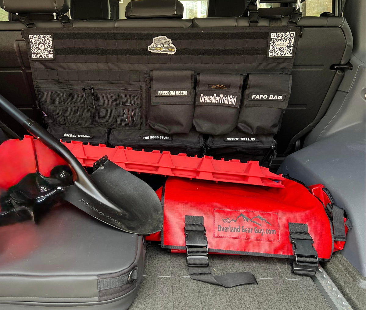 Rear Bench Seat Organizer-duckduckjeep-offroad-wrangler-gladiator-3d-jeep duck-custom duck-Jeep-The Quacktory-Fun Jeep Ducks-Ducks4Jeep