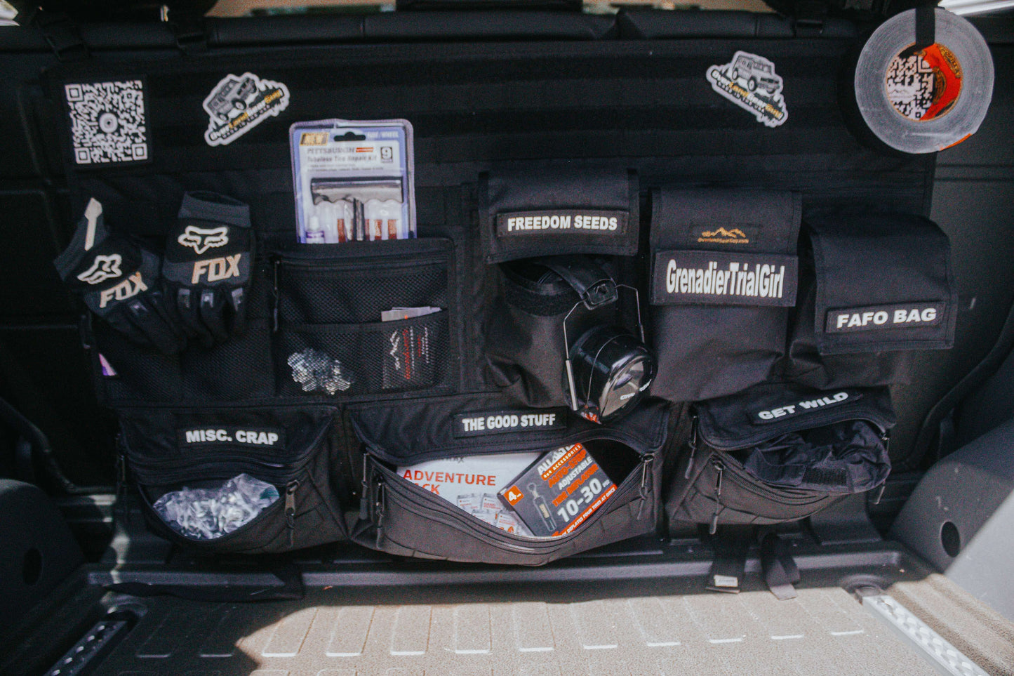Rear Bench Seat Organizer