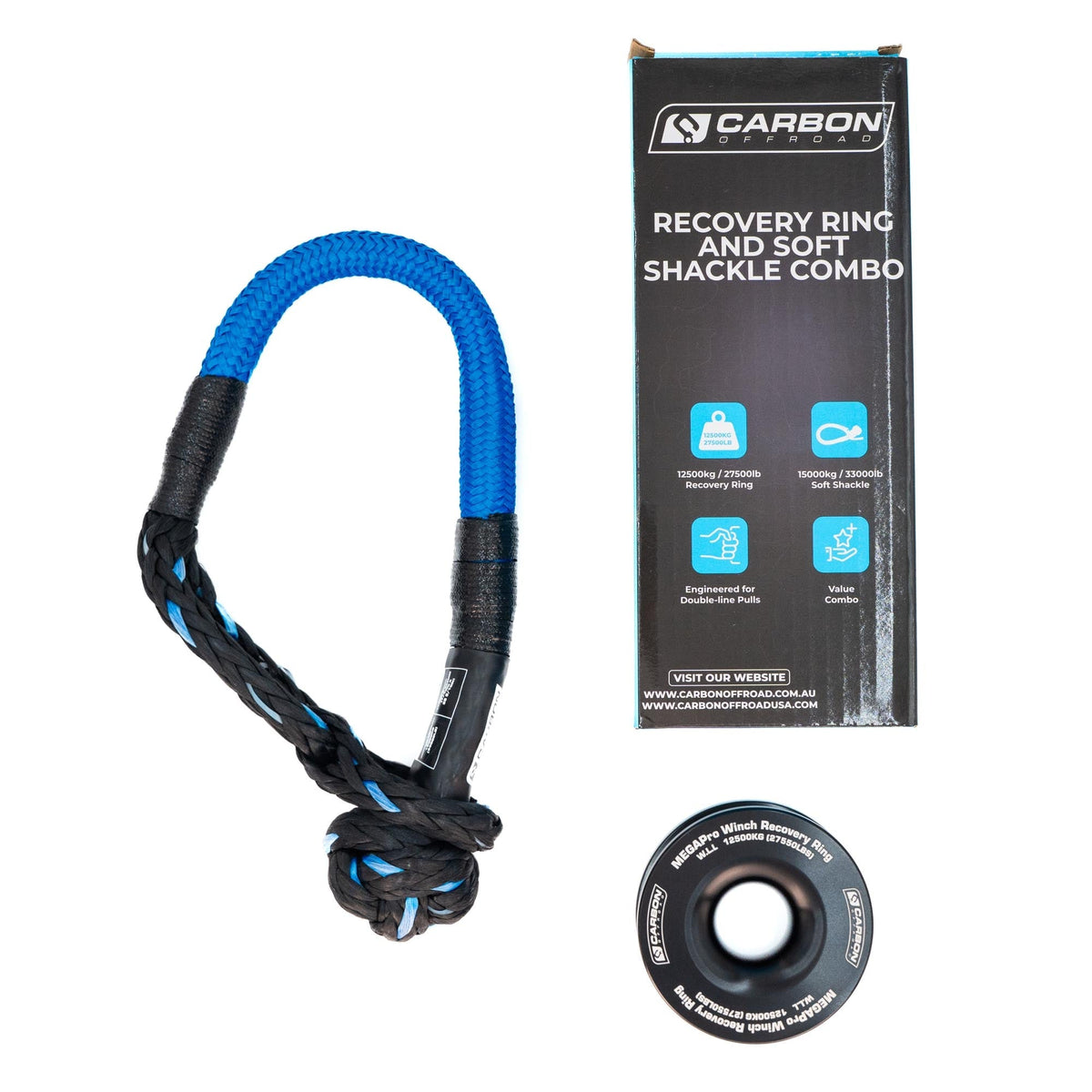Recovery Ring and Soft Shackle Combo-duckduckjeep-offroad-wrangler-gladiator-3d-jeep duck-custom duck-Jeep-The Quacktory-Fun Jeep Ducks-Ducks4Jeep