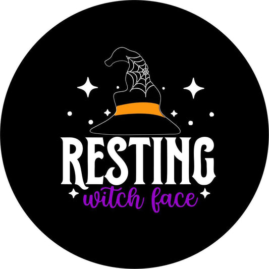 Resting Witch Face + Custom Color Spare Tire Cover-duckduckjeep-offroad-wrangler-gladiator-3d-jeep duck-custom duck-Jeep-The Quacktory-Fun Jeep Ducks-Ducks4Jeep