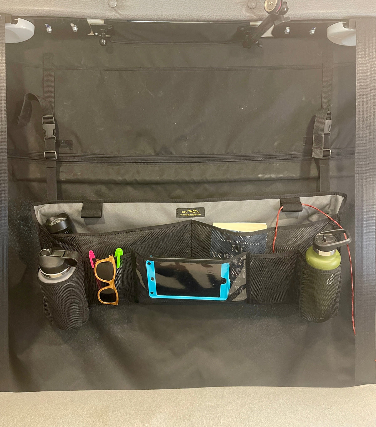 Revel Van Rear Storage Organizer with IPad pouch-duckduckjeep-offroad-wrangler-gladiator-3d-jeep duck-custom duck-Jeep-The Quacktory-Fun Jeep Ducks-Ducks4Jeep