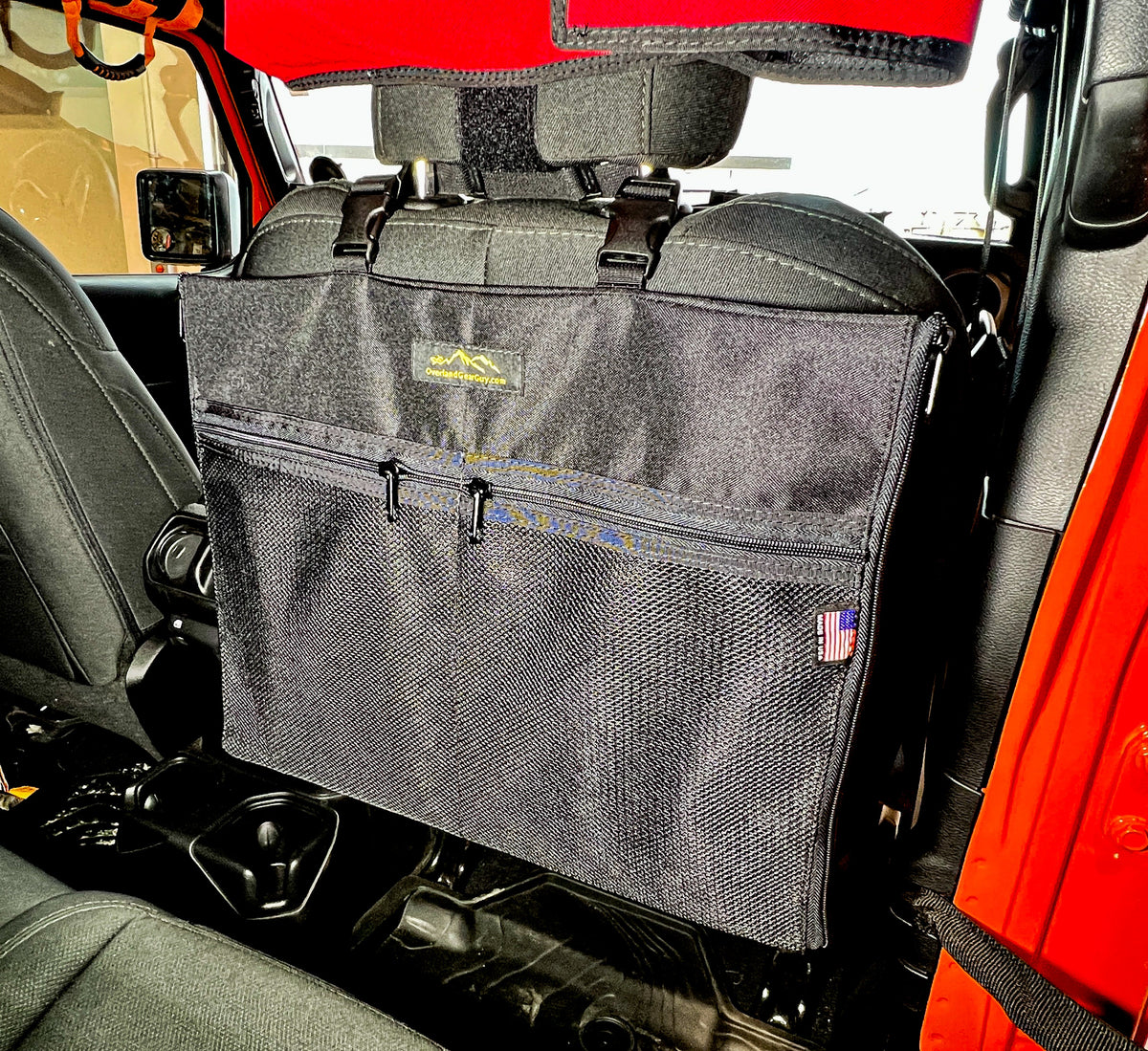 Road Atlas, Laptop/Tablet Seatback Pouch-duckduckjeep-offroad-wrangler-gladiator-3d-jeep duck-custom duck-Jeep-The Quacktory-Fun Jeep Ducks-Ducks4Jeep