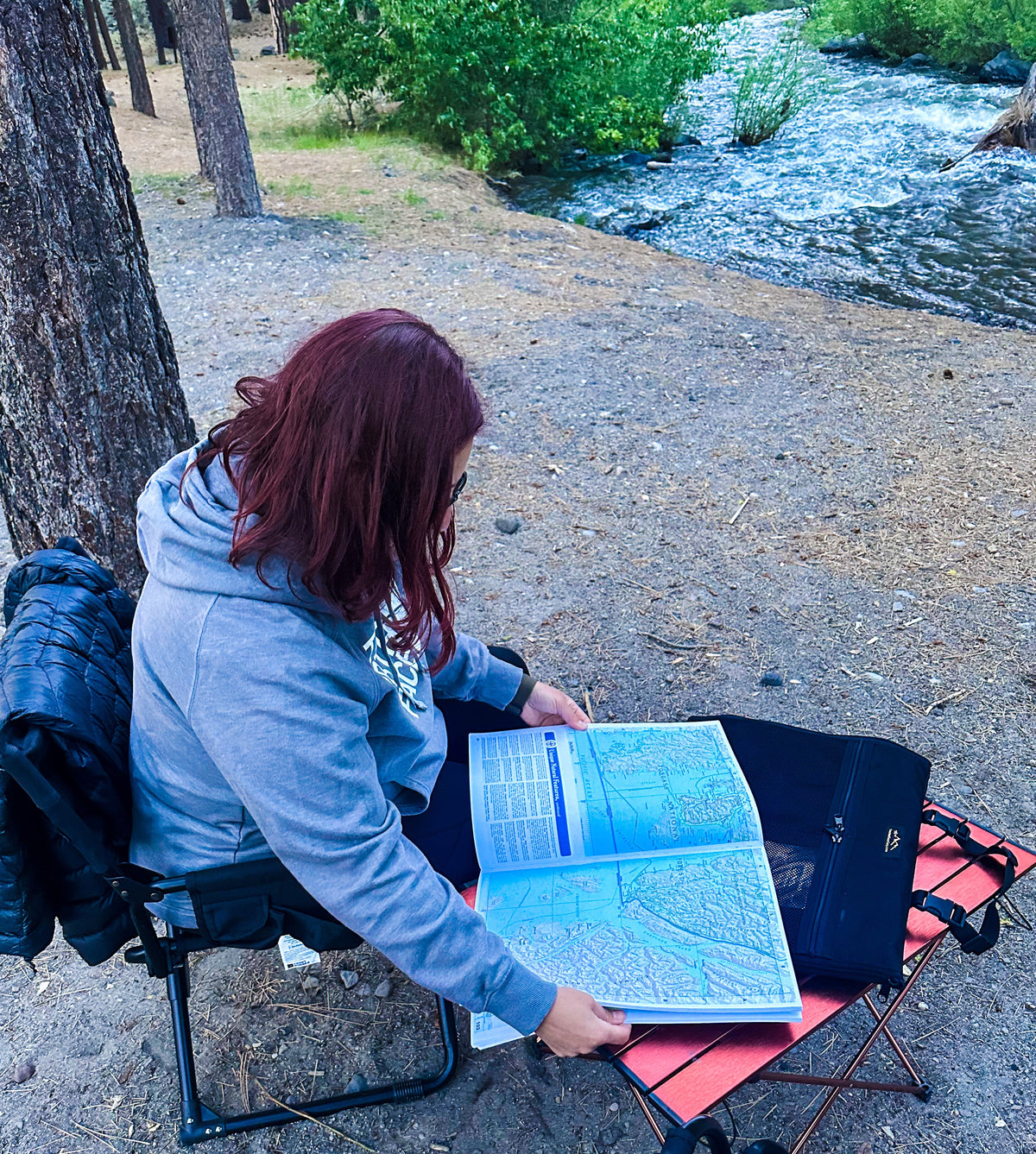 Road Atlas, Laptop/Tablet Seatback Pouch-duckduckjeep-offroad-wrangler-gladiator-3d-jeep duck-custom duck-Jeep-The Quacktory-Fun Jeep Ducks-Ducks4Jeep