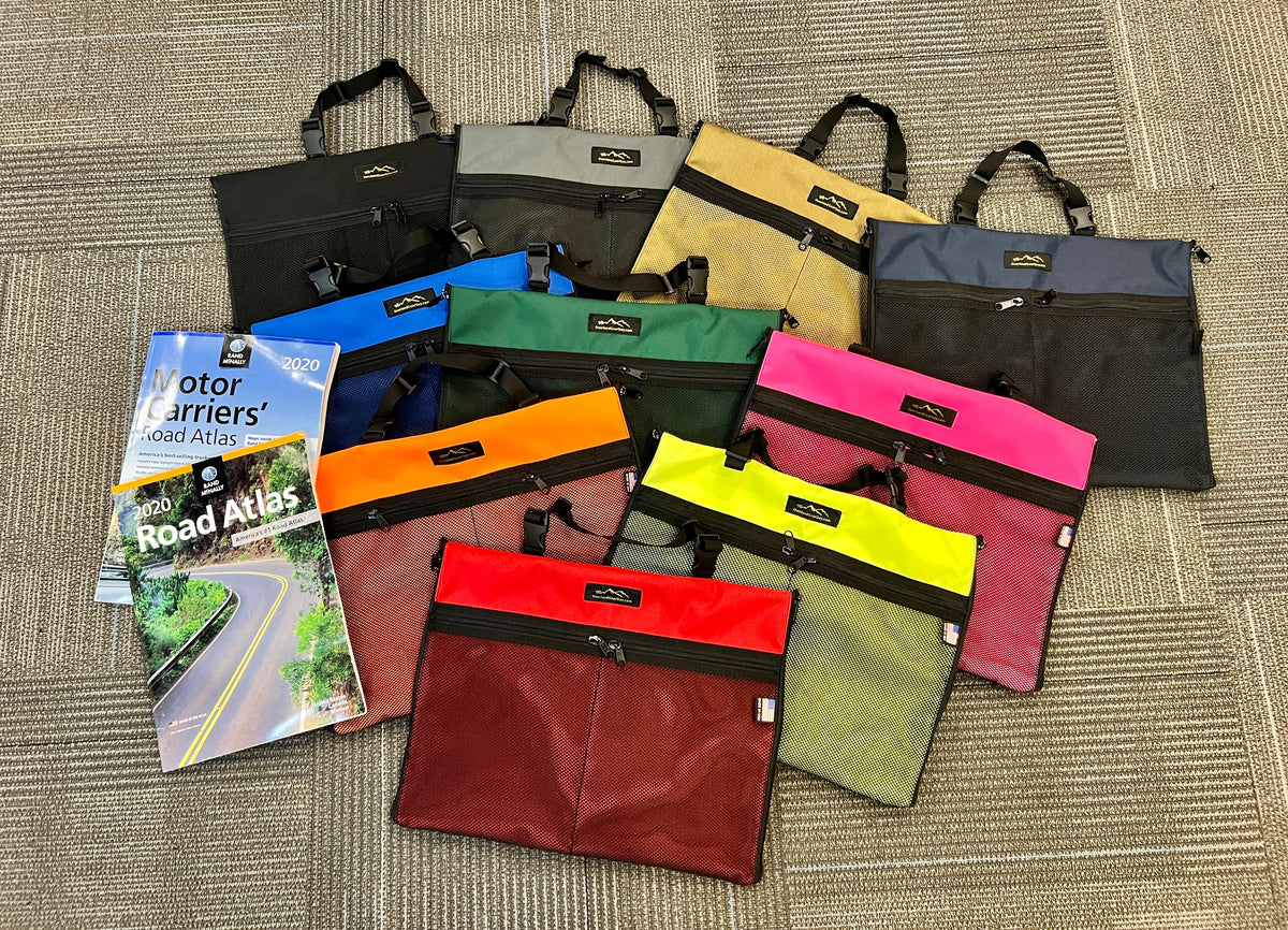 Road Atlas, Laptop/Tablet Seatback Pouch-duckduckjeep-offroad-wrangler-gladiator-3d-jeep duck-custom duck-Jeep-The Quacktory-Fun Jeep Ducks-Ducks4Jeep
