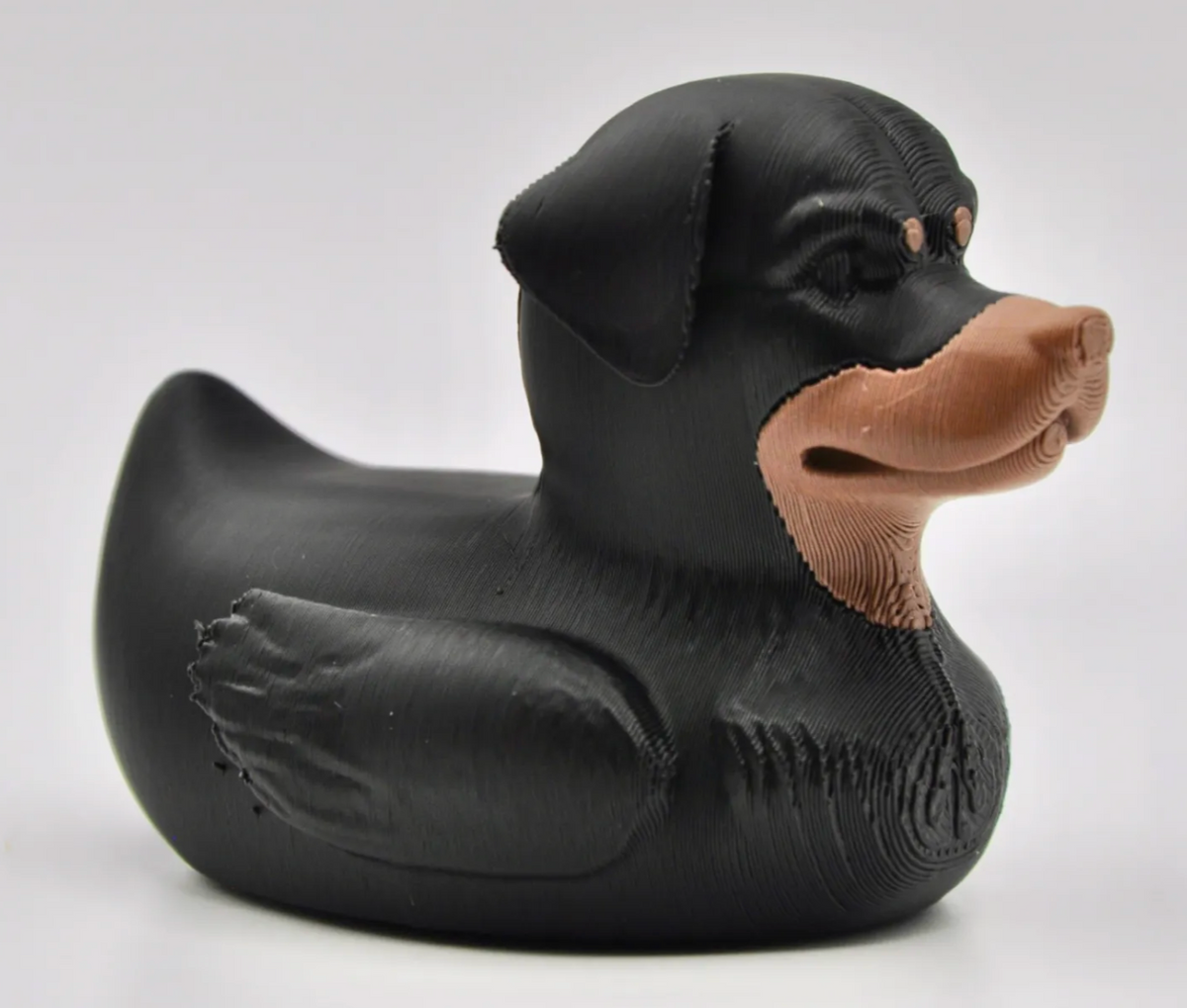 Rottie / Rottweiler Dog Duck-duckduckjeep-offroad-wrangler-gladiator-3d-jeep duck-custom duck-Jeep-The Quacktory-Fun Jeep Ducks-Ducks4Jeep