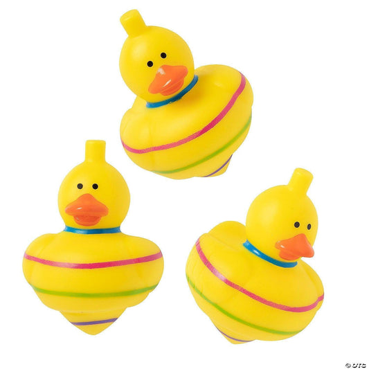 Rubber Ducky Spin Tops - by the dozen-duckduckjeep-offroad-wrangler-gladiator-3d-jeep duck-custom duck-Jeep-The Quacktory-Fun Jeep Ducks-Ducks4Jeep