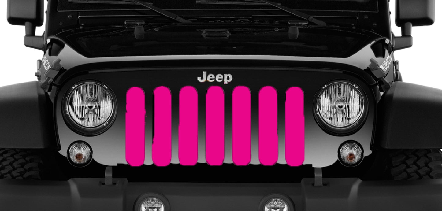 Solid Pink Grille Insert