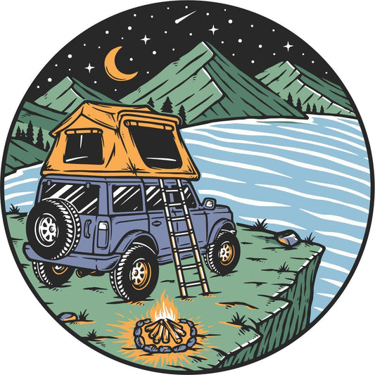 SUV Roof Top Camping Spare Tire Cover for Jeep, Bronco, RV, Camper, Trailer, and More-duckduckjeep-offroad-wrangler-gladiator-3d-jeep duck-custom duck-Jeep-The Quacktory-Fun Jeep Ducks-Ducks4Jeep