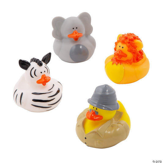 Safari Rubber Ducks - by the dozen-duckduckjeep-offroad-wrangler-gladiator-3d-jeep duck-custom duck-Jeep-The Quacktory-Fun Jeep Ducks-Ducks4Jeep