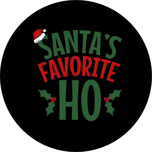 Santa's Favorite Ho - Funny Spare Tire Covers for Jeep, Broncos, RV, Camper & More-duckduckjeep-offroad-wrangler-gladiator-3d-jeep duck-custom duck-Jeep-The Quacktory-Fun Jeep Ducks-Ducks4Jeep