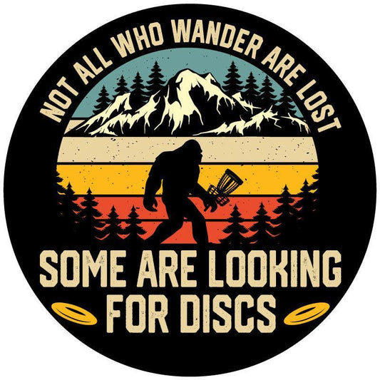 Sasquatch Disc Golf Spare Tire Cover for Jeep, Bronco, RV, etc.-duckduckjeep-offroad-wrangler-gladiator-3d-jeep duck-custom duck-Jeep-The Quacktory-Fun Jeep Ducks-Ducks4Jeep