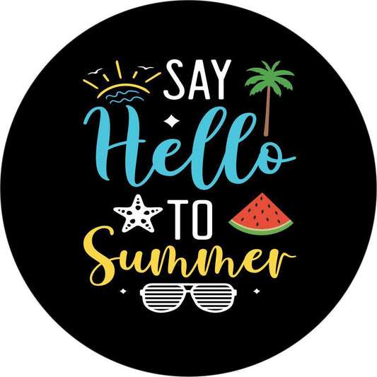 Say Hello to Summer Spare Tire Cover for Jeeps, Broncos, RVs, Campers and More-duckduckjeep-offroad-wrangler-gladiator-3d-jeep duck-custom duck-Jeep-The Quacktory-Fun Jeep Ducks-Ducks4Jeep