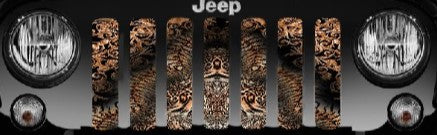 Baroque Animal Print Grille Insert