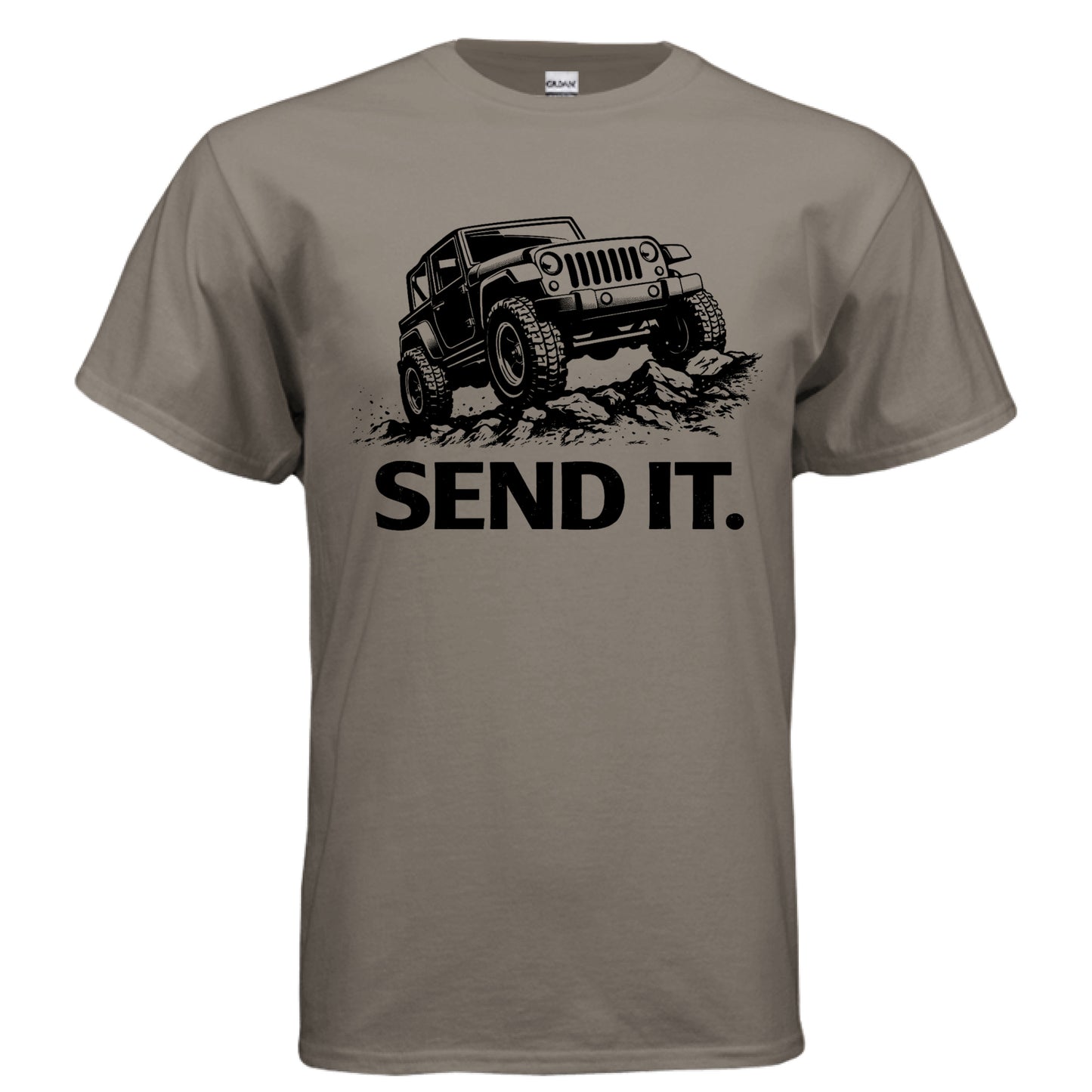Send It Shirt-duckduckjeep-offroad-wrangler-gladiator-3d-jeep duck-custom duck-Jeep-The Quacktory-Fun Jeep Ducks-Ducks4Jeep