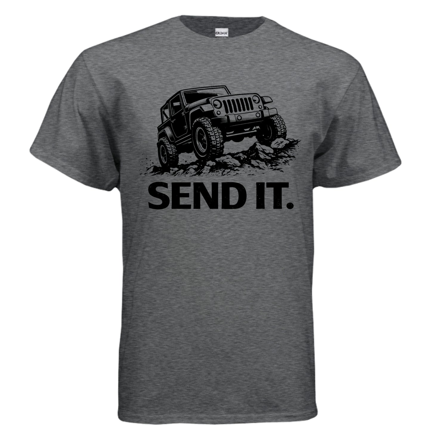 Send It Shirt-duckduckjeep-offroad-wrangler-gladiator-3d-jeep duck-custom duck-Jeep-The Quacktory-Fun Jeep Ducks-Ducks4Jeep