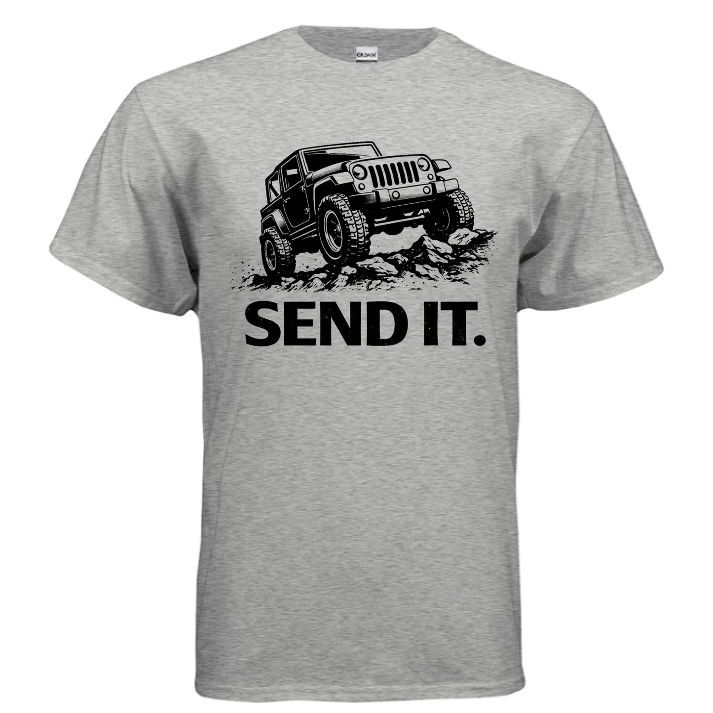 Send It Shirt-duckduckjeep-offroad-wrangler-gladiator-3d-jeep duck-custom duck-Jeep-The Quacktory-Fun Jeep Ducks-Ducks4Jeep
