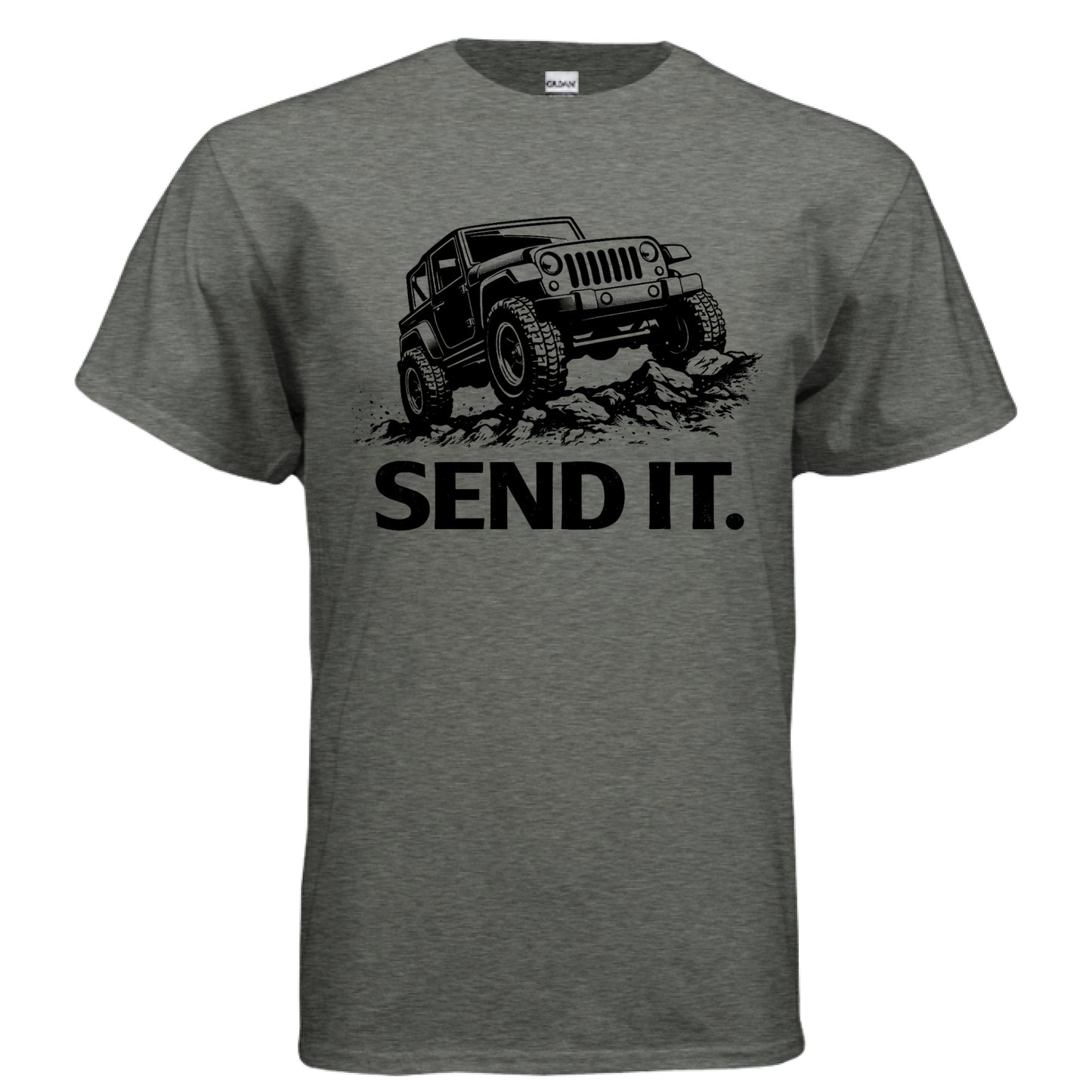 Send It Shirt-duckduckjeep-offroad-wrangler-gladiator-3d-jeep duck-custom duck-Jeep-The Quacktory-Fun Jeep Ducks-Ducks4Jeep