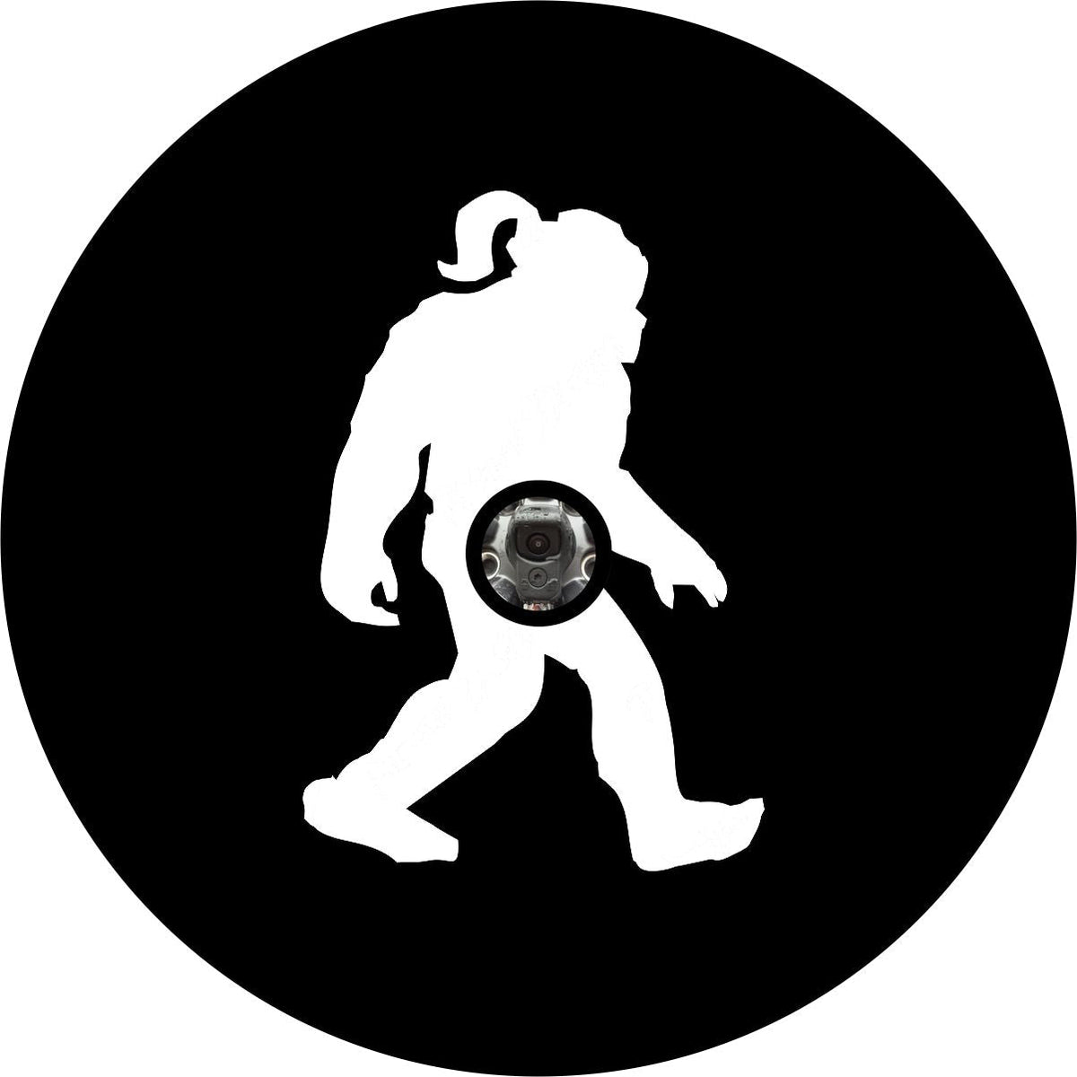 Shesquatch Female Bigfoot Sasquatch Spare Tire Cover-duckduckjeep-offroad-wrangler-gladiator-3d-jeep duck-custom duck-Jeep-The Quacktory-Fun Jeep Ducks-Ducks4Jeep