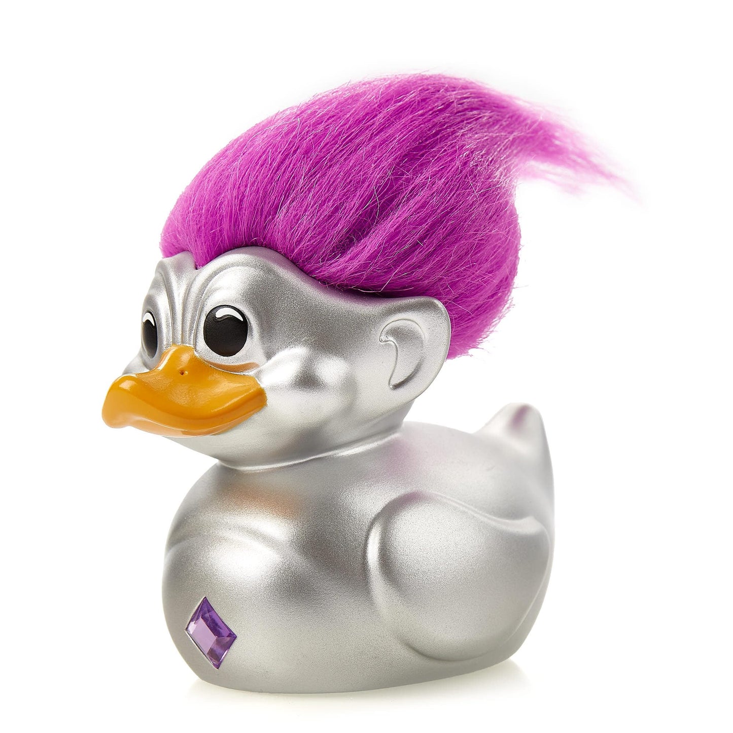 Silver Troll TUBBZ Collectible Duck (Collector's Edition)-duckduckjeep-offroad-wrangler-gladiator-3d-jeep duck-custom duck-Jeep-The Quacktory-Fun Jeep Ducks-Ducks4Jeep