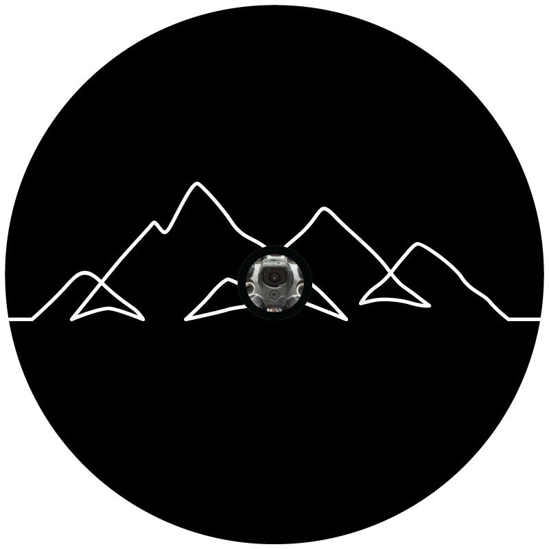 Simple Mountain Spare Tire Cover Design - Custom Tire Covers For Jeeps, Broncos, Campers, RV, Motorcoach-duckduckjeep-offroad-wrangler-gladiator-3d-jeep duck-custom duck-Jeep-The Quacktory-Fun Jeep Ducks-Ducks4Jeep