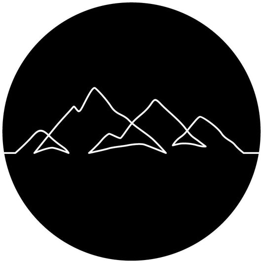Simple Mountain Spare Tire Cover Design - Custom Tire Covers For Jeeps, Broncos, Campers, RV, Motorcoach-duckduckjeep-offroad-wrangler-gladiator-3d-jeep duck-custom duck-Jeep-The Quacktory-Fun Jeep Ducks-Ducks4Jeep