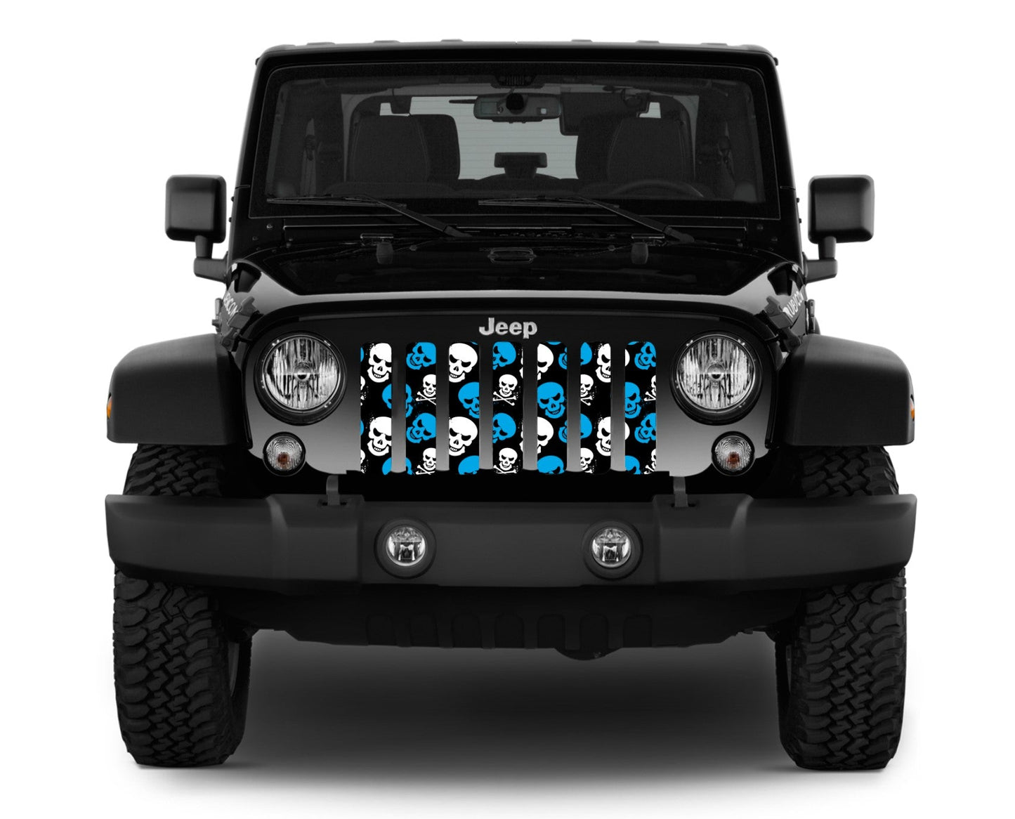 Skulls (Blue) Grille Insert