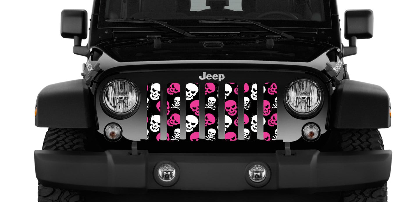 Skulls (Pink) Grille Insert