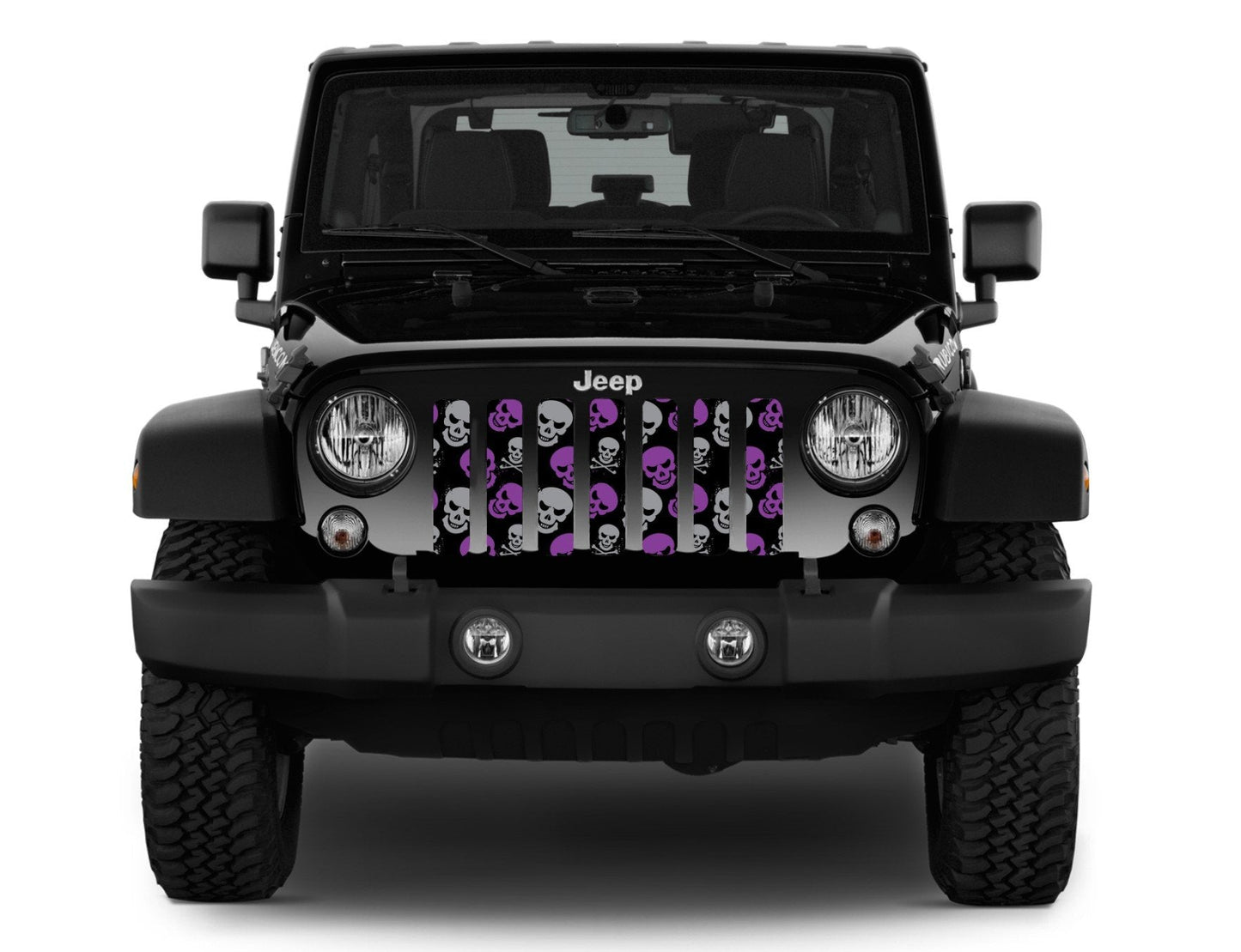Platinum Skulls (Purple and Gray) Grille Insert