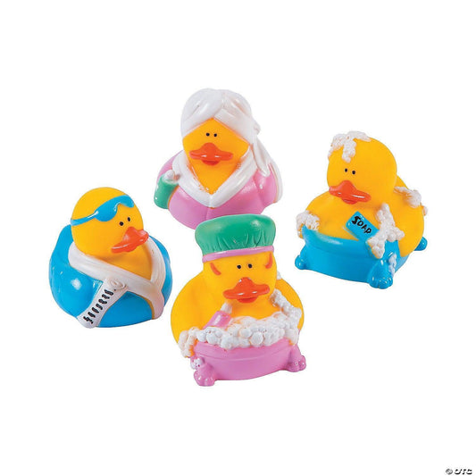 Spa Day Rubber Ducks - by the dozen-duckduckjeep-offroad-wrangler-gladiator-3d-jeep duck-custom duck-Jeep-The Quacktory-Fun Jeep Ducks-Ducks4Jeep