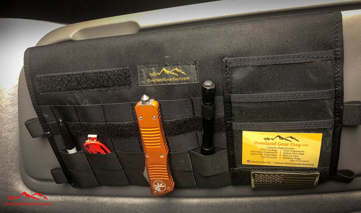 Sprinter Sun Visor Organizer with Mirror-duckduckjeep-offroad-wrangler-gladiator-3d-jeep duck-custom duck-Jeep-The Quacktory-Fun Jeep Ducks-Ducks4Jeep
