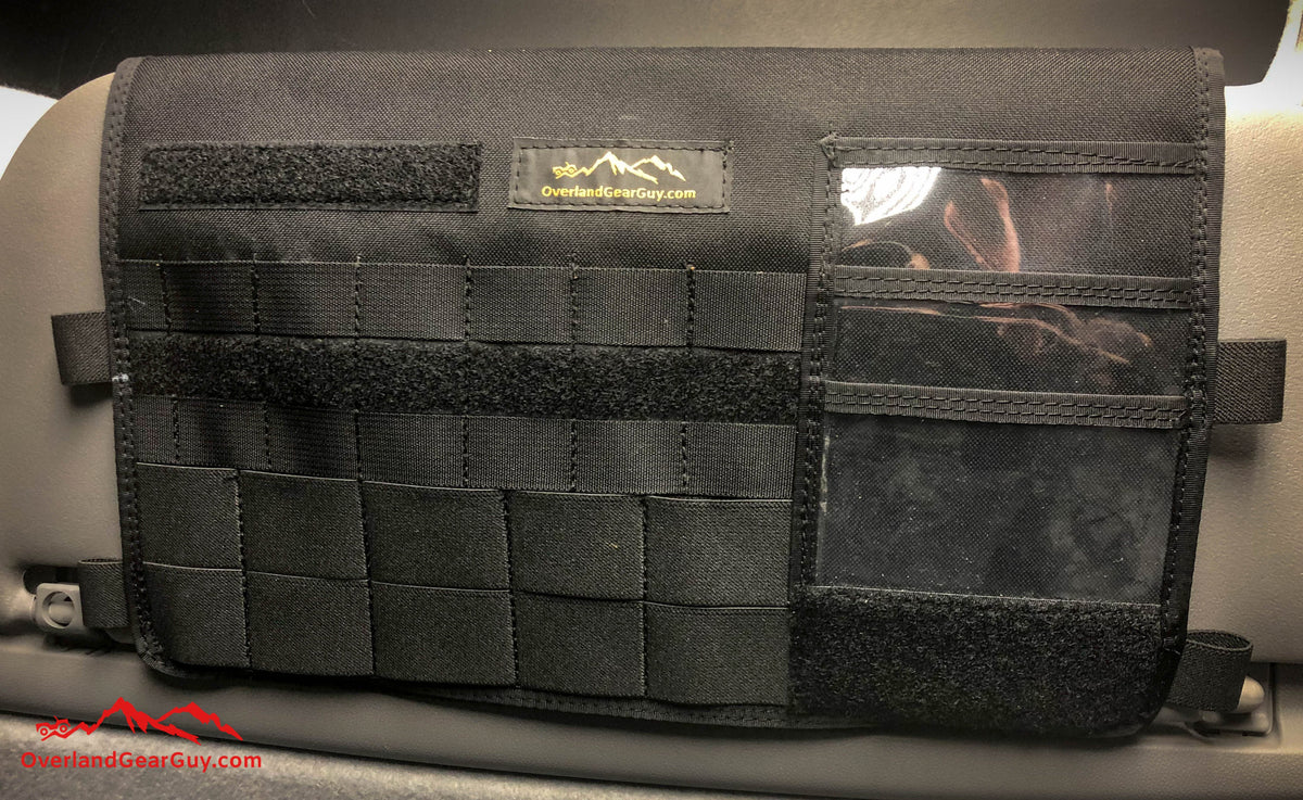 Sprinter Sun Visor Organizer with Mirror-duckduckjeep-offroad-wrangler-gladiator-3d-jeep duck-custom duck-Jeep-The Quacktory-Fun Jeep Ducks-Ducks4Jeep