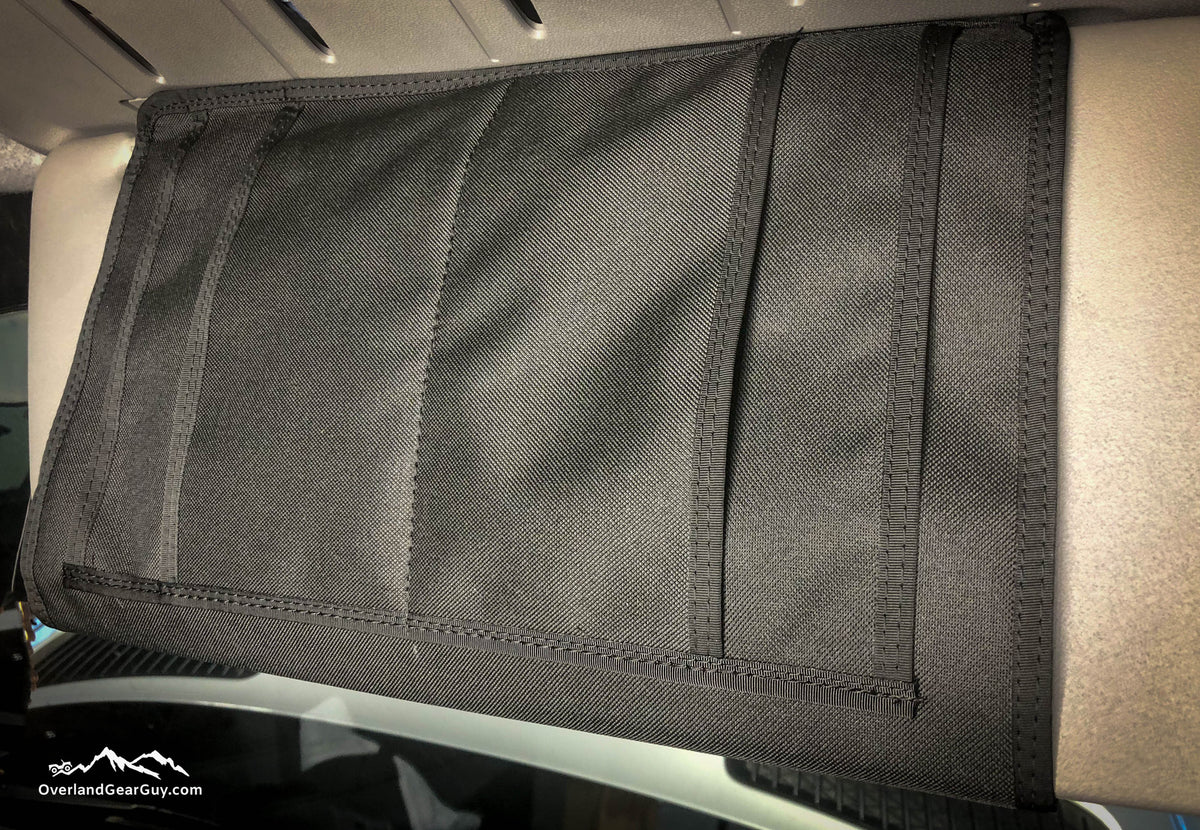 Sprinter Sun Visor Organizer (without mirror)-duckduckjeep-offroad-wrangler-gladiator-3d-jeep duck-custom duck-Jeep-The Quacktory-Fun Jeep Ducks-Ducks4Jeep