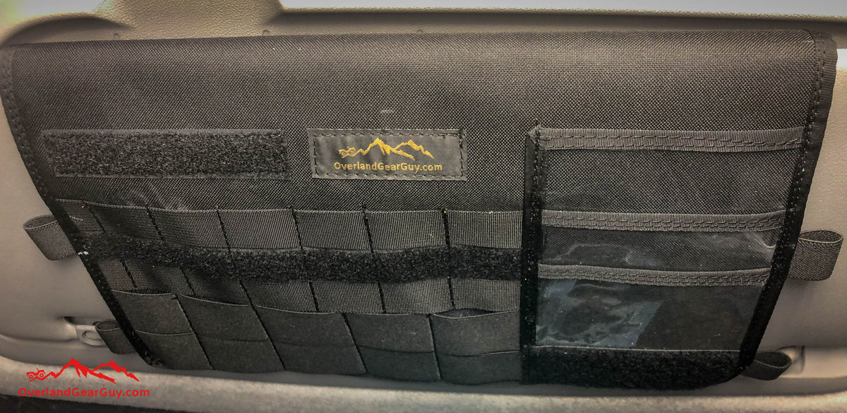 Sprinter Sun Visor Organizer (without mirror)-duckduckjeep-offroad-wrangler-gladiator-3d-jeep duck-custom duck-Jeep-The Quacktory-Fun Jeep Ducks-Ducks4Jeep
