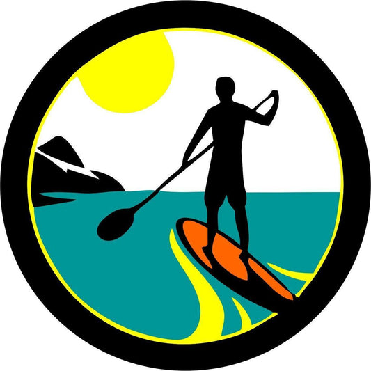 Stand Up Paddle Boarding Spare Tire Cover Design-duckduckjeep-offroad-wrangler-gladiator-3d-jeep duck-custom duck-Jeep-The Quacktory-Fun Jeep Ducks-Ducks4Jeep