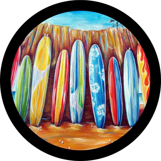 Stand up Paddle Boards & Longboard Surf Boards Spare Tire Cover Design-duckduckjeep-offroad-wrangler-gladiator-3d-jeep duck-custom duck-Jeep-The Quacktory-Fun Jeep Ducks-Ducks4Jeep