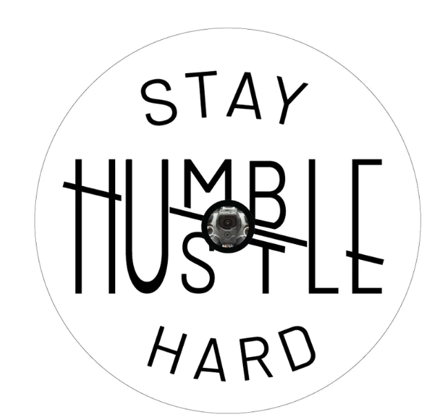 Stay Humble Hustle Hard White Spare Tire Cover-duckduckjeep-offroad-wrangler-gladiator-3d-jeep duck-custom duck-Jeep-The Quacktory-Fun Jeep Ducks-Ducks4Jeep
