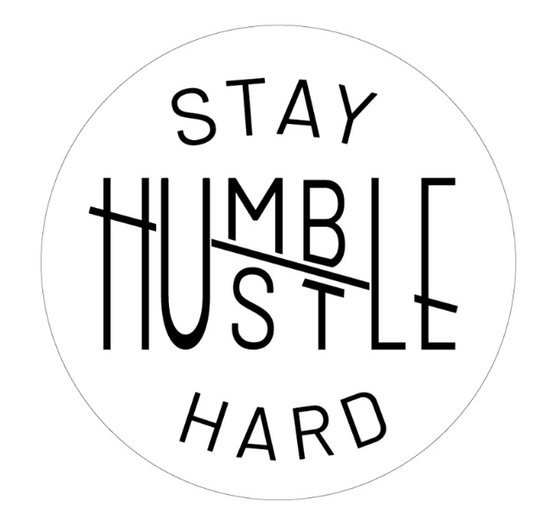 Stay Humble Hustle Hard White Spare Tire Cover-duckduckjeep-offroad-wrangler-gladiator-3d-jeep duck-custom duck-Jeep-The Quacktory-Fun Jeep Ducks-Ducks4Jeep
