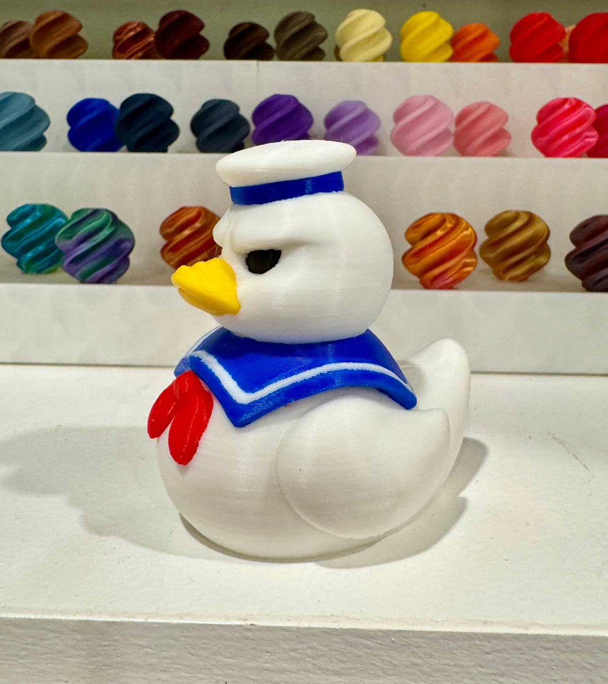 Stay Puft Marshmallow Duck-duckduckjeep-offroad-wrangler-gladiator-3d-jeep duck-custom duck-Jeep-The Quacktory-Fun Jeep Ducks-Ducks4Jeep