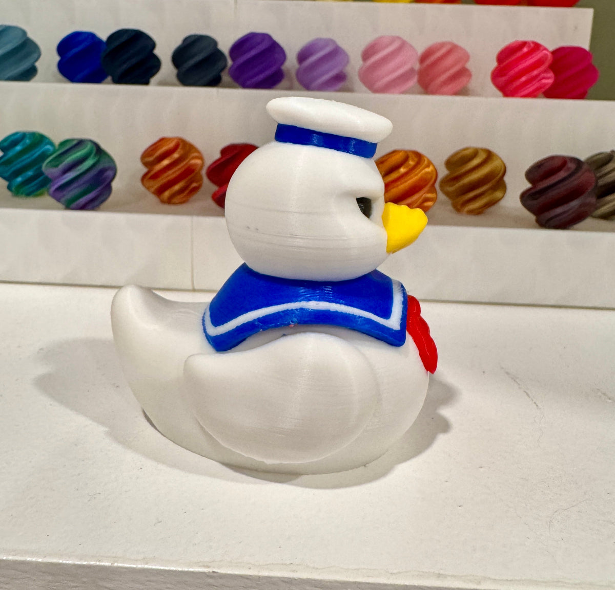 Stay Puft Marshmallow Duck-duckduckjeep-offroad-wrangler-gladiator-3d-jeep duck-custom duck-Jeep-The Quacktory-Fun Jeep Ducks-Ducks4Jeep